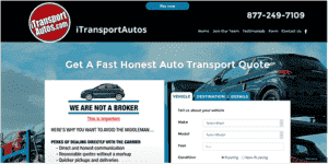 I Transport Autos Website