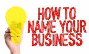 How To Name Your Business